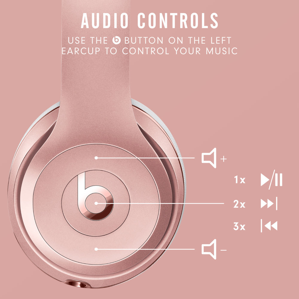Beats Solo3 Wireless Headphones - Rose Gold