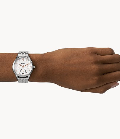 Fossil Fenmore Multifunction Stainless Steel Couple Watch Gift Set