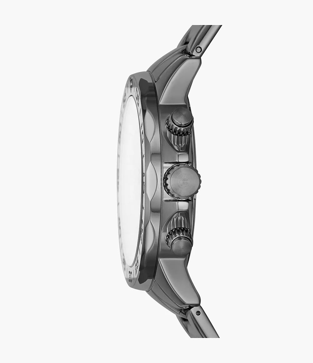 Fossil Bannon Multifunction Smoke Stainless Steel Watch