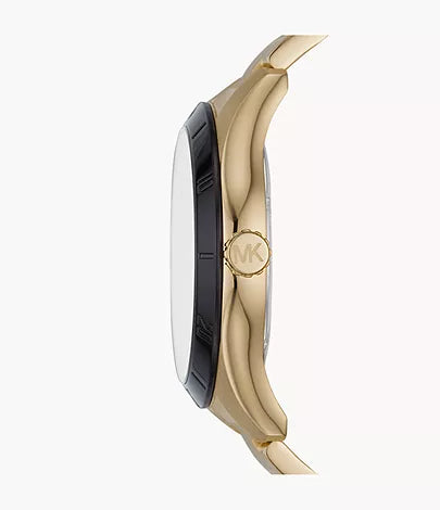 Michael Kors Three - Hand Gold Tone Watch