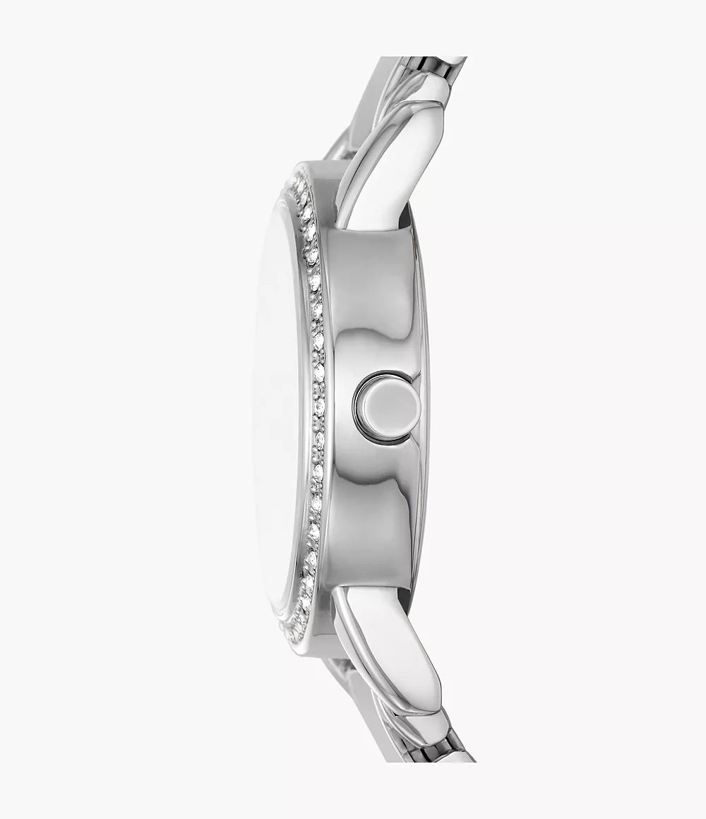 DKNY Three-Hand Stainless Steel Watch