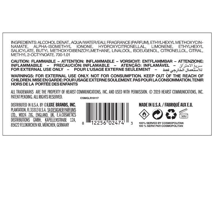 Cosmopolitan Eau De Juice Extra Concentrated Eau De Parfum