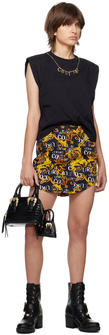 Versace Jeans Couture buckle-detail Black bag