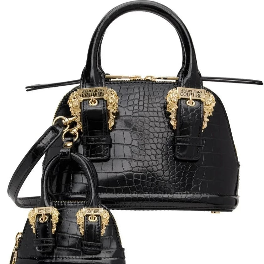 Versace Jeans Couture buckle-detail Black bag