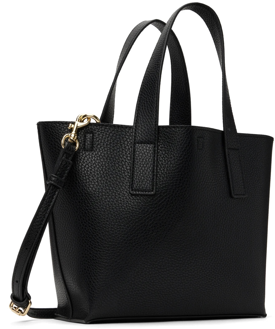 Versace Jeans Couture baroque-buckle Black tote bag
