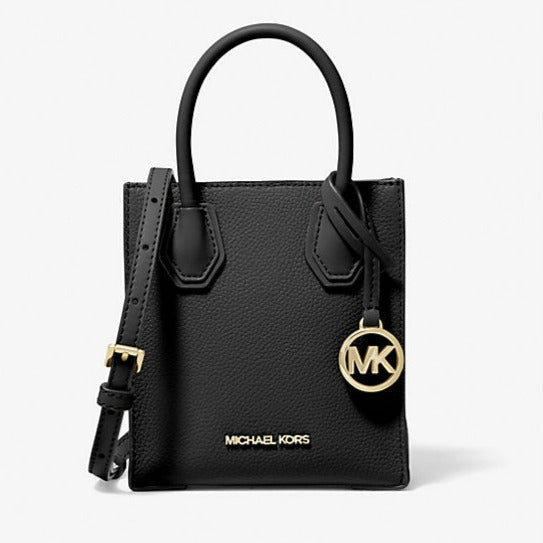 Michael Kors Mercer Extra-Small Pebbled Leather Crossbody Bag