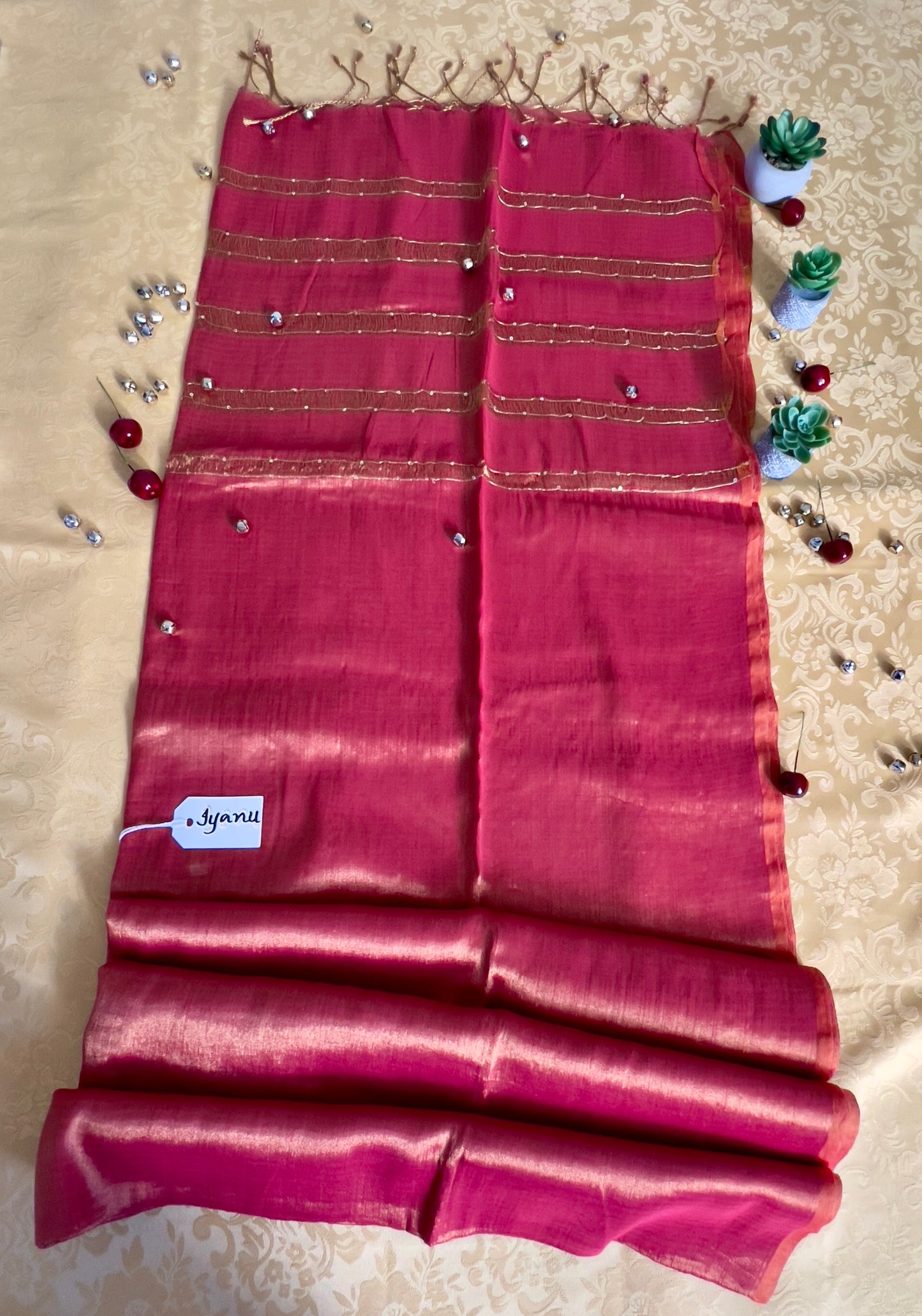 Modal Silk Saree with Zari Weave