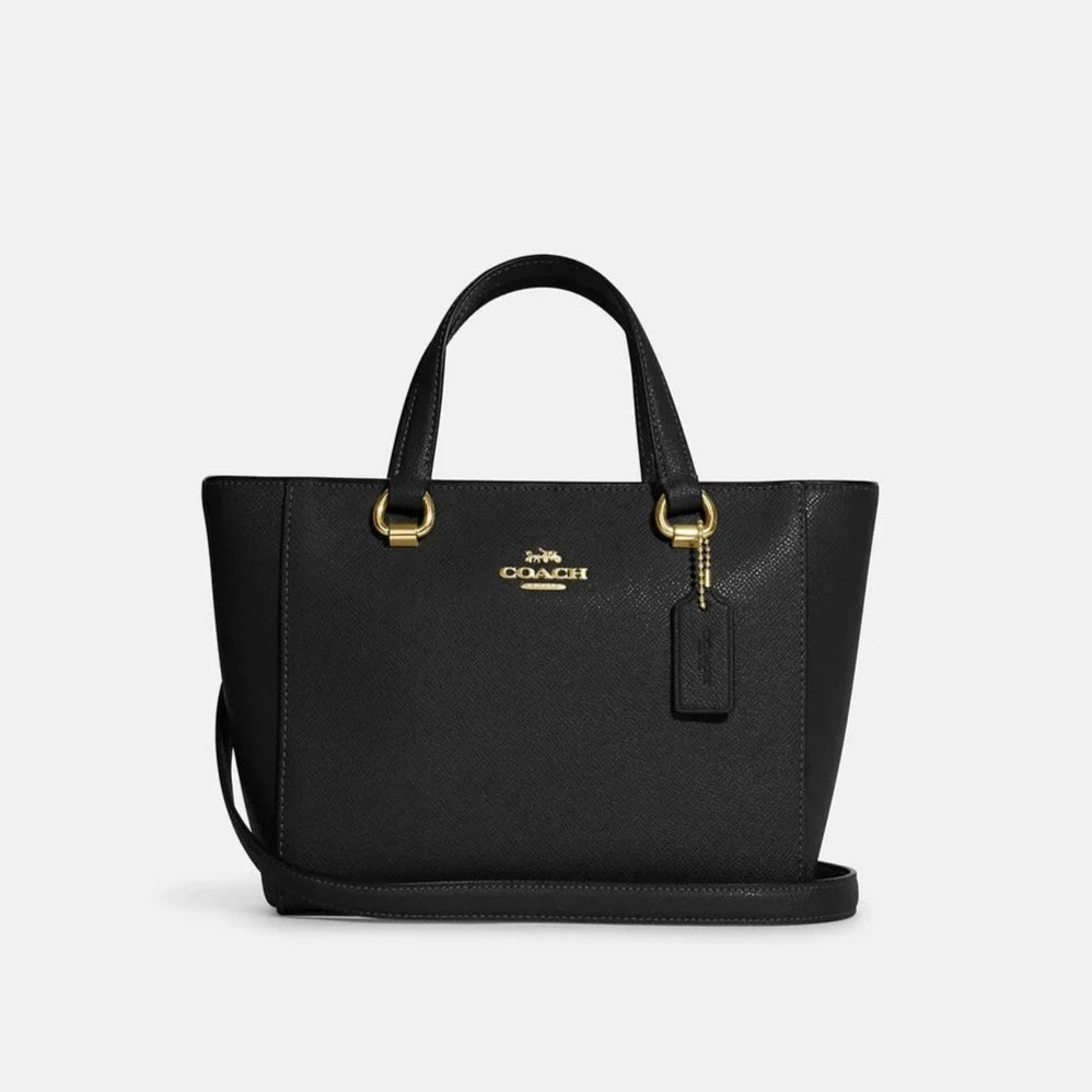 Coach Black Alice Leather Satchel