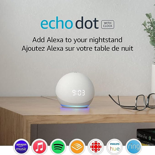 Echo Dot (4th Gen) | Smart speaker with clock and Alexa