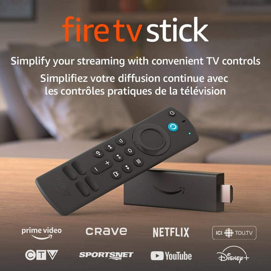 Amazon Fire TV Stick with Alexa Voice Remote (includes TV controls), HD streaming device