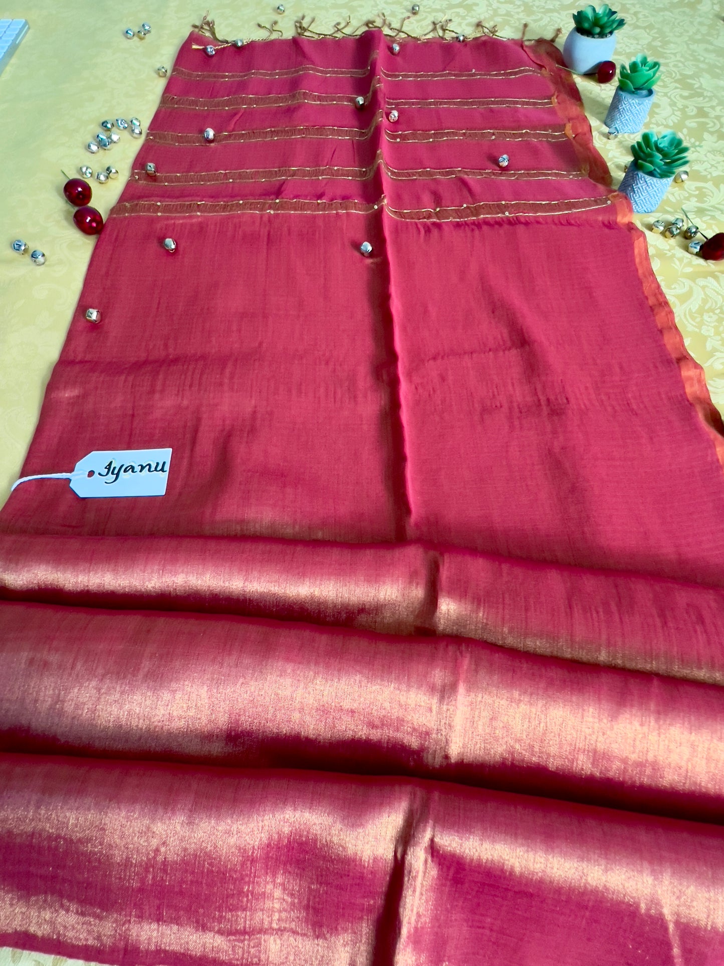 Modal Silk Saree with Zari Weave