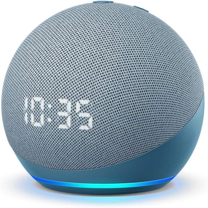 Echo Dot (4th Gen) | Smart speaker with clock and Alexa