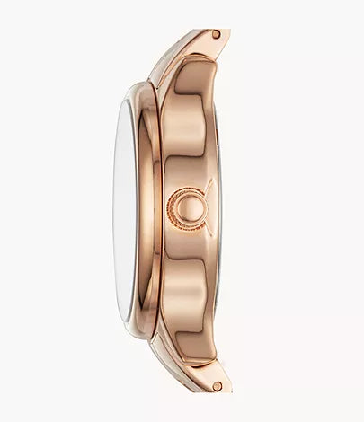 Fossil Modern Sophisticate Three-Hand Rose Gold-Tone Stainless Steel Watch