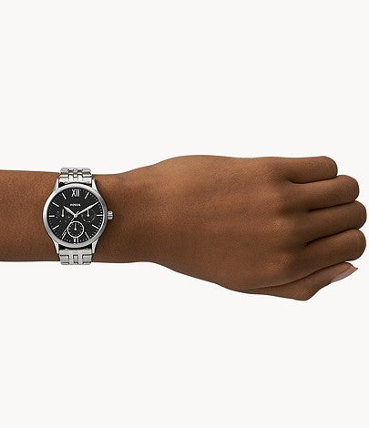 Fossil Fenmore Multifunction Stainless Steel Watch Gift Set for Couple