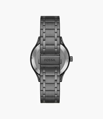 Fossil Fenmore Automatic Gunmetal Stainless Steel Watch