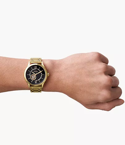 Fossil Fenmore Automatic Gold-Tone Stainless Steel Watch