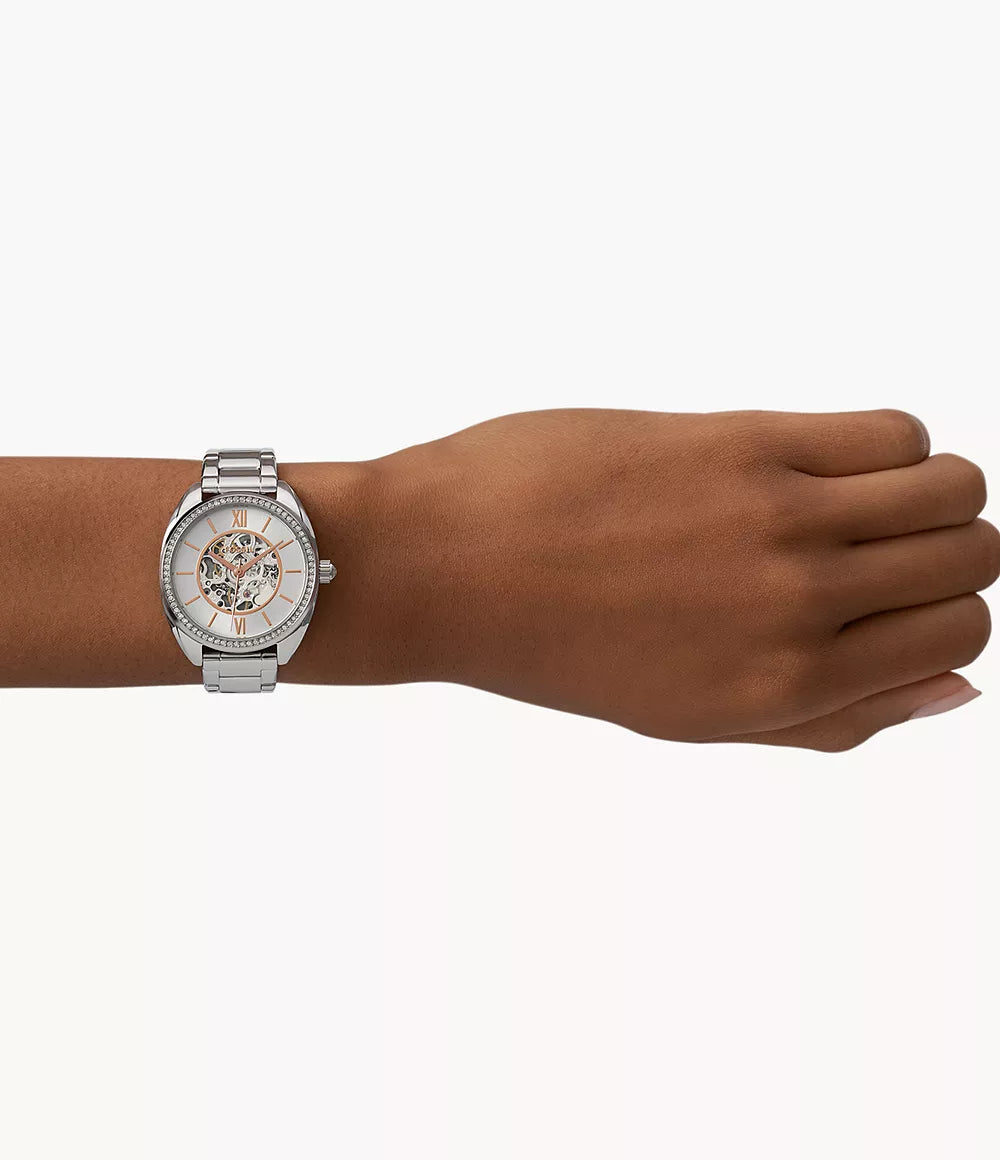Fossil Vale Automatic Stainless Steel Watch
