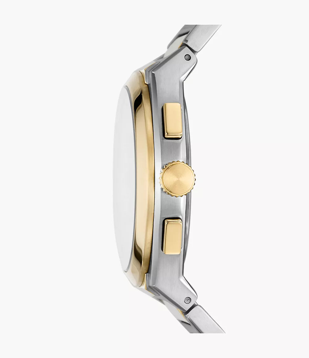 Fossil Everett Chronograph Two-Tone Stainless Steel Watch