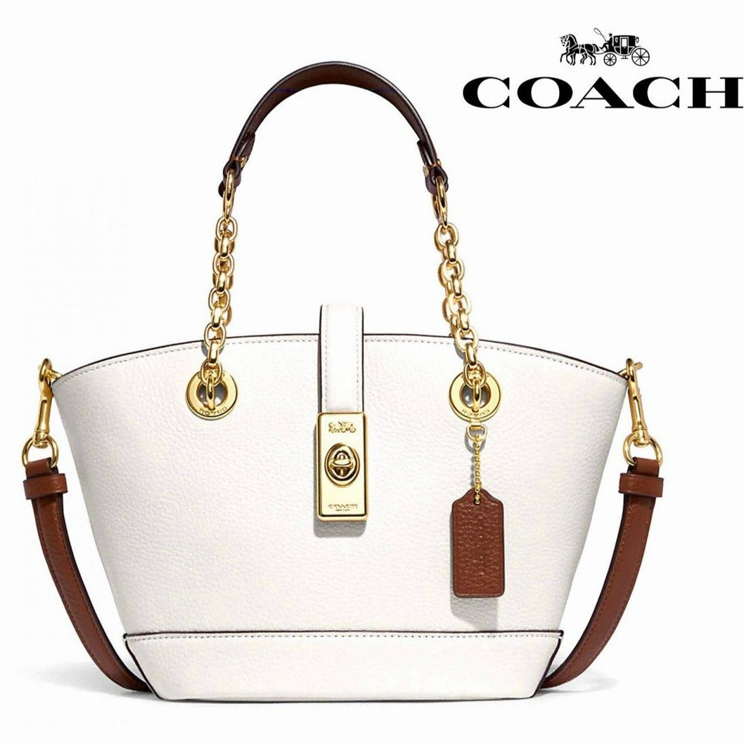 Coach Lane Bucket Leather Bag